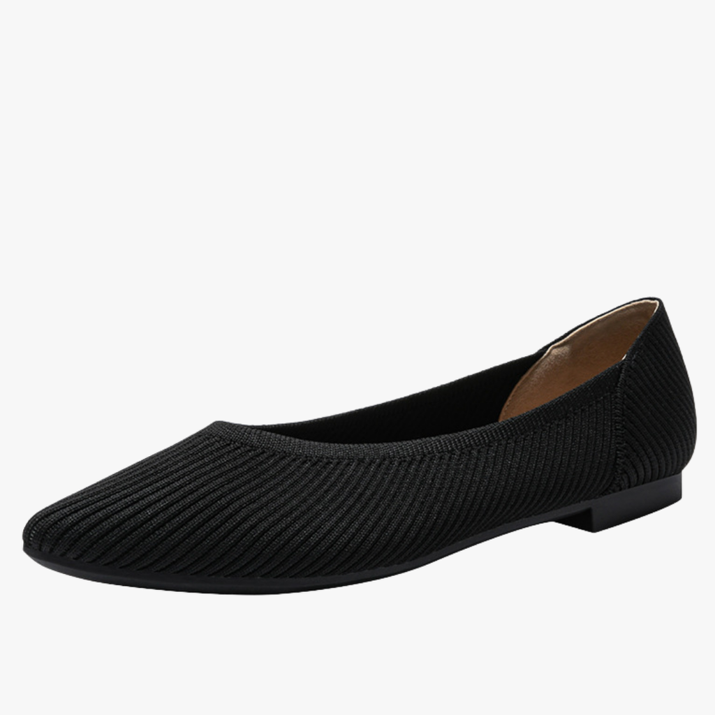 Virelle Women’s Ballet Flats – Stretch Knit Slip-On Comfortable Elegant Fit