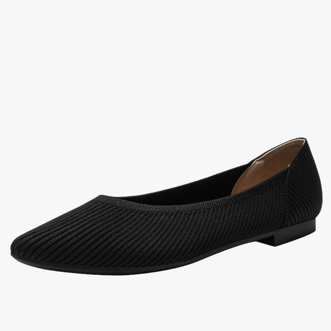 Virelle Women’s Ballet Flats – Stretch Knit Slip-On Comfortable Elegant Fit