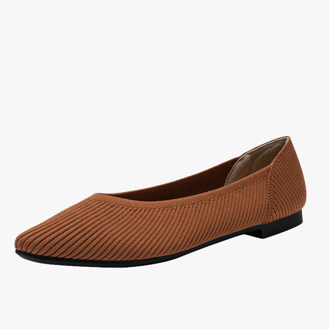 Virelle Women’s Ballet Flats – Stretch Knit Slip-On Comfortable Elegant Fit