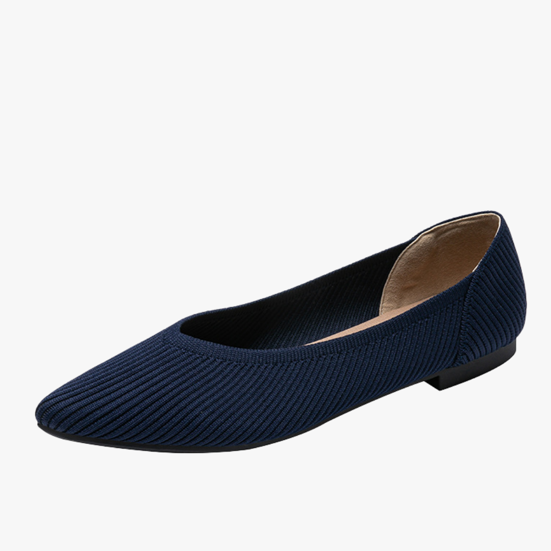Virelle Women’s Ballet Flats – Stretch Knit Slip-On Comfortable Elegant Fit