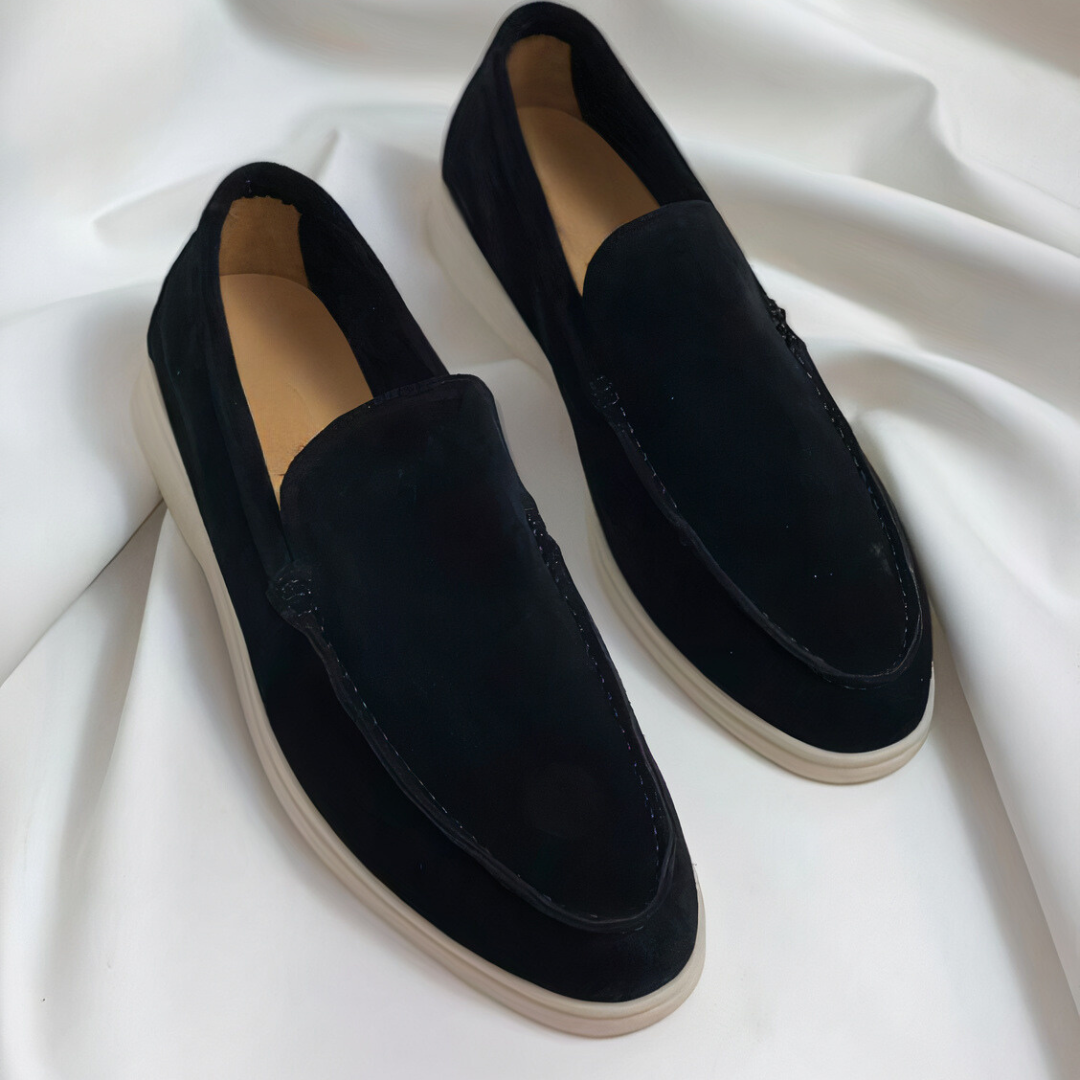 Bernel Men’s Leather Loafers – Premium Handmade Slip-On Smart Casual Comfortable Fit
