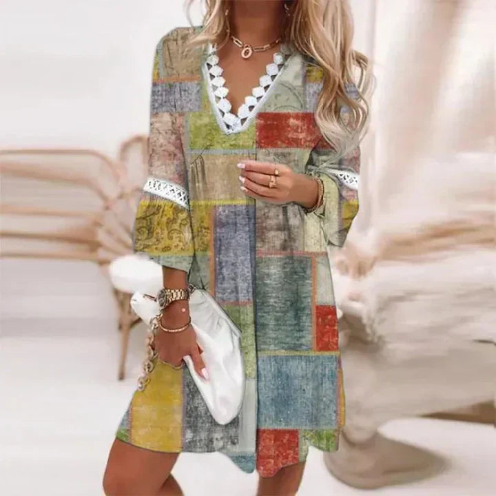 Cassandra Women’s Summer Dress – Floral Lightweight Flowy Elegant Casual Fit