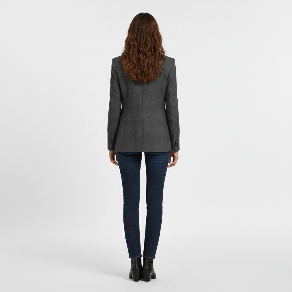 Tailored Single Button Blazer