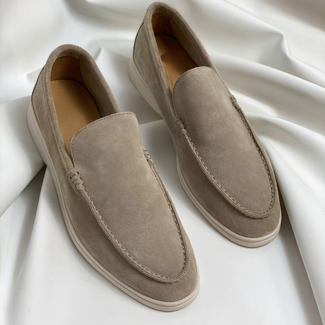 Bernel Men’s Leather Loafers – Premium Handmade Slip-On Smart Casual Comfortable Fit