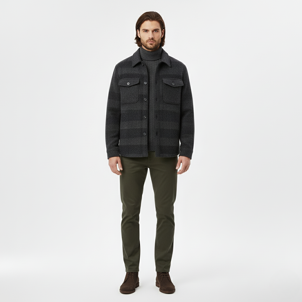 Insulated Quilted Winter Jacket