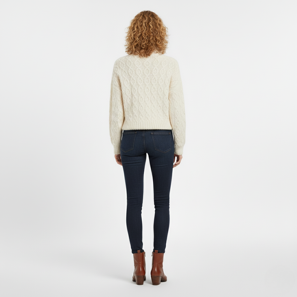 Cozy Cable Knit Turtleneck Sweater
