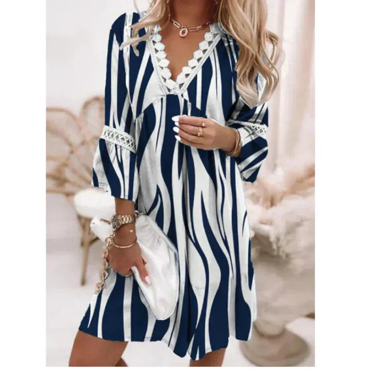Cassandra Women’s Summer Dress – Floral Lightweight Flowy Elegant Casual Fit