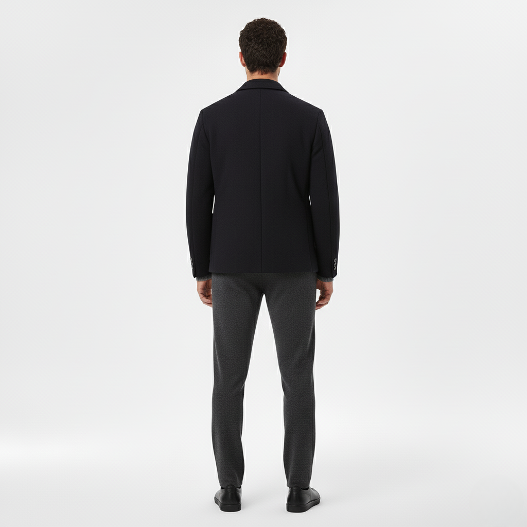 Structured Knit Layered Tailored Outfit