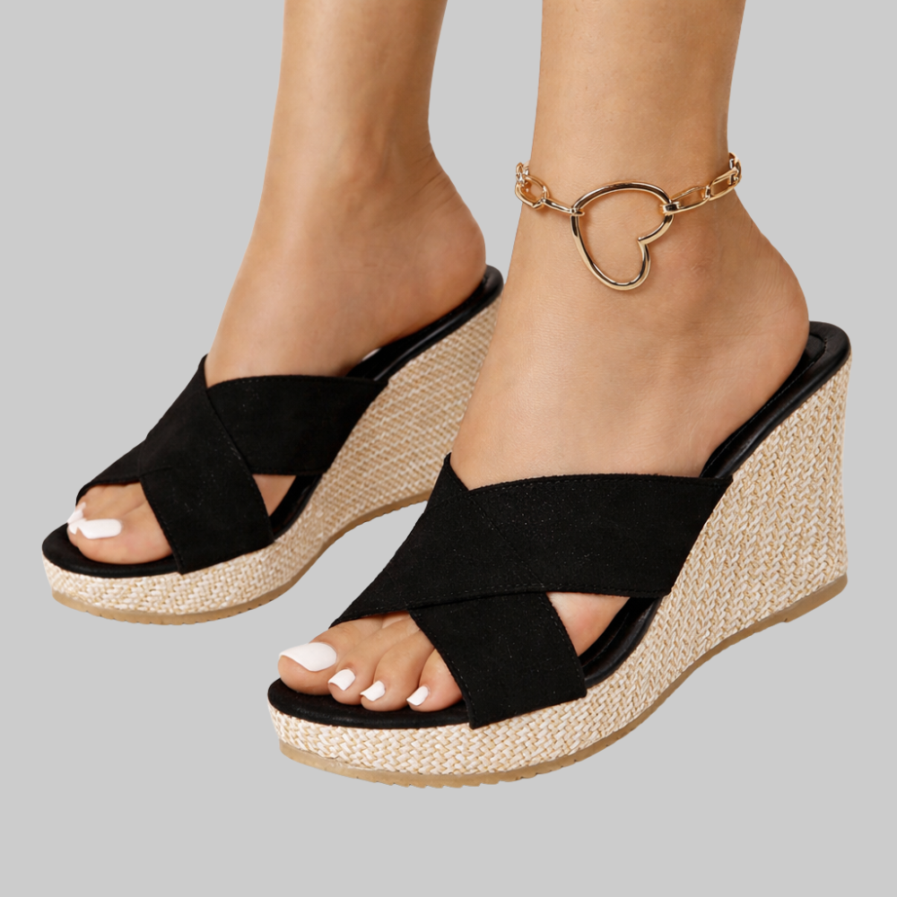 Bonnie Women’s Wedge Sandals – Ergonomic Support Comfortable Lightweight Summer Fit