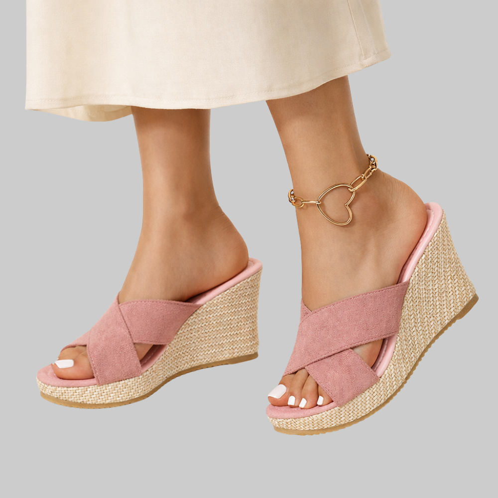 Bonnie Women’s Wedge Sandals – Ergonomic Support Comfortable Lightweight Summer Fit
