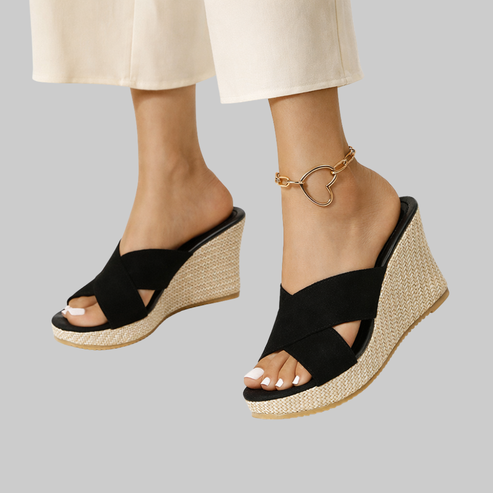 Bonnie Women’s Wedge Sandals – Ergonomic Support Comfortable Lightweight Summer Fit