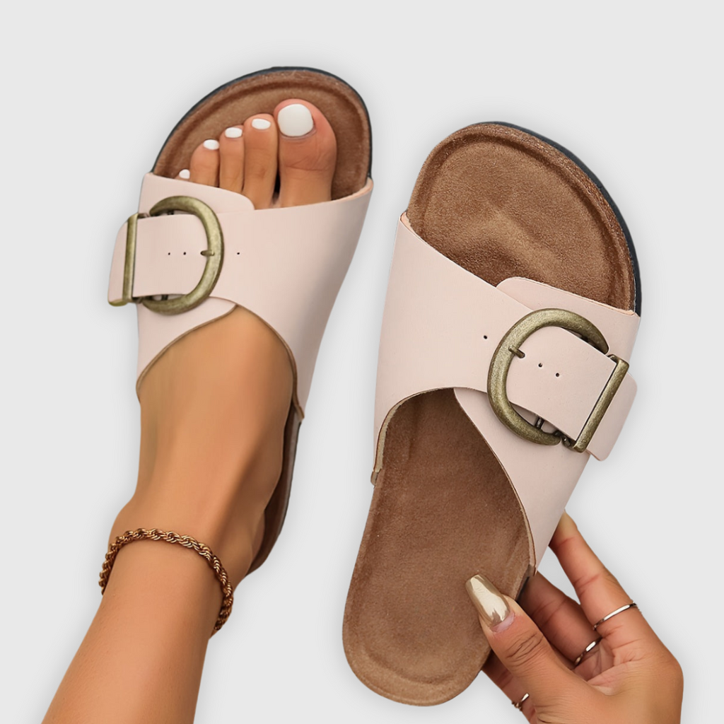 Olie Women’s Sandals – Cushioned Support Slip-On Comfortable Summer Fit