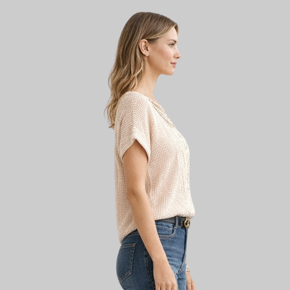 Evie Women’s T-Shirt – Cotton Breathable Slim Fit Casual Summer Top