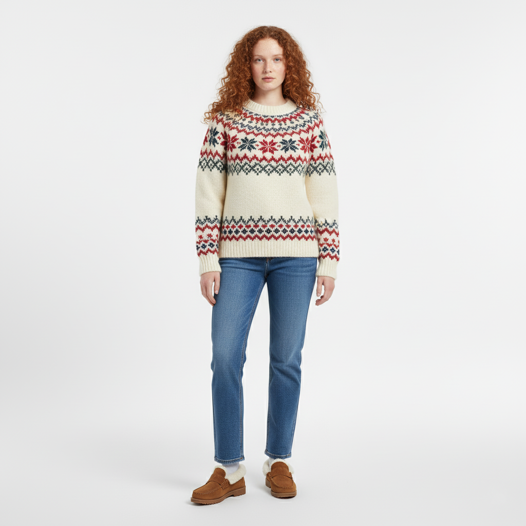 Fair Isle Knit Sweater