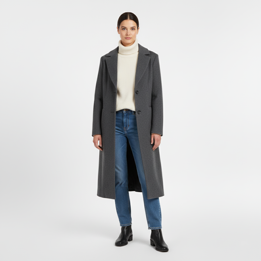 Long Tailored Overcoat