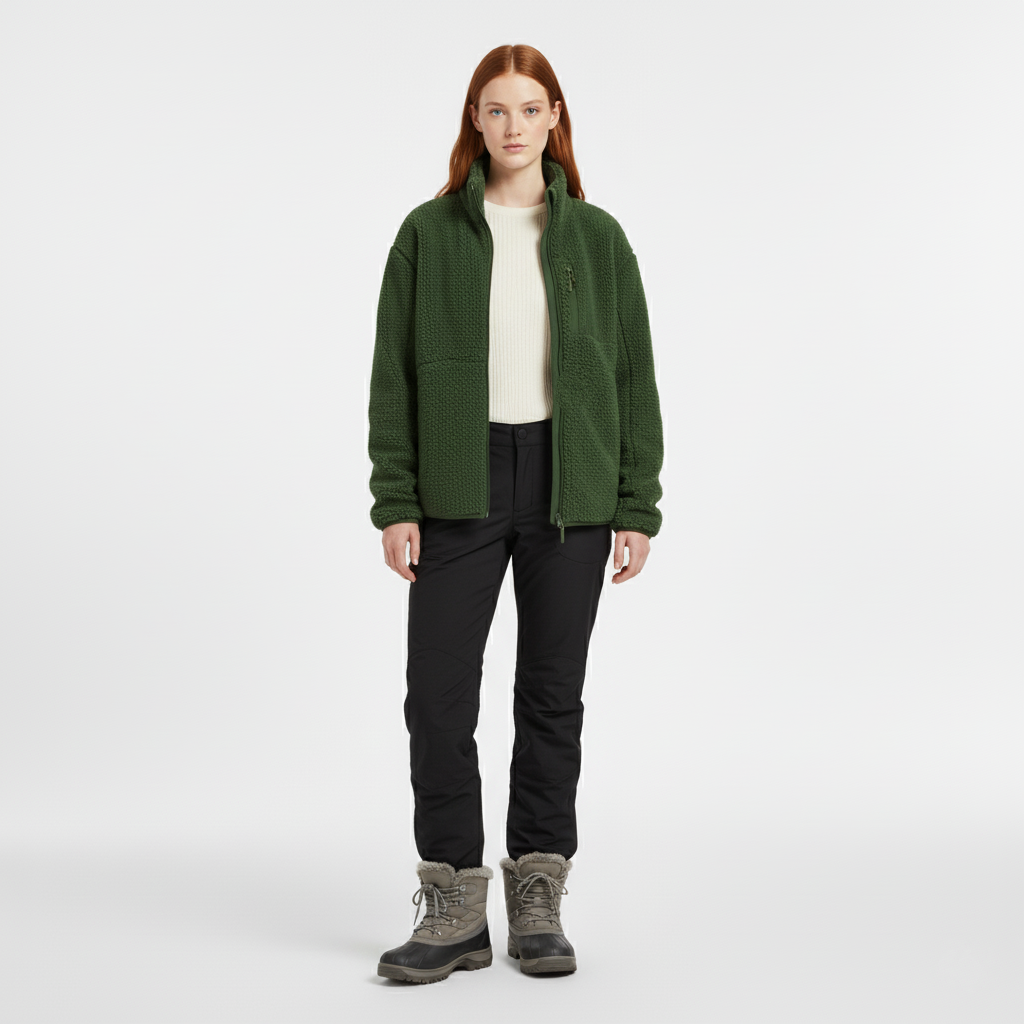 Plush Full Zip Fleece Jacket