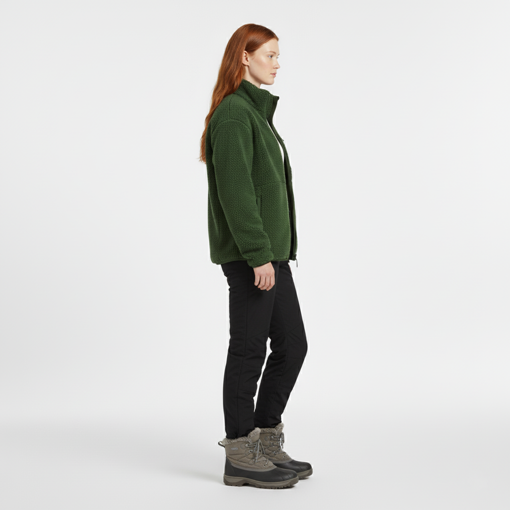 Plush Full Zip Fleece Jacket