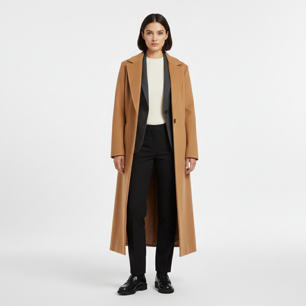 Long Tailored Overcoat