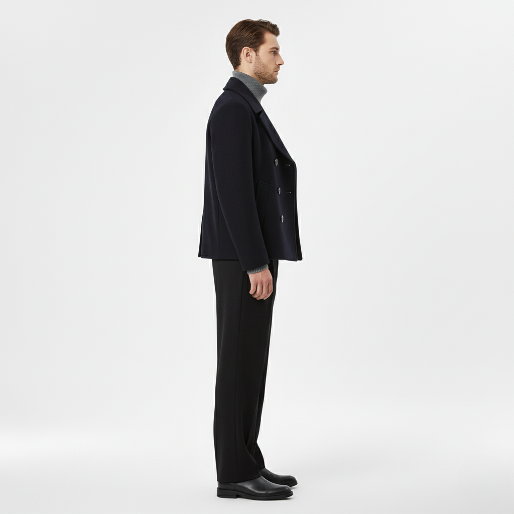 Timeless Wool Blend Peacoat