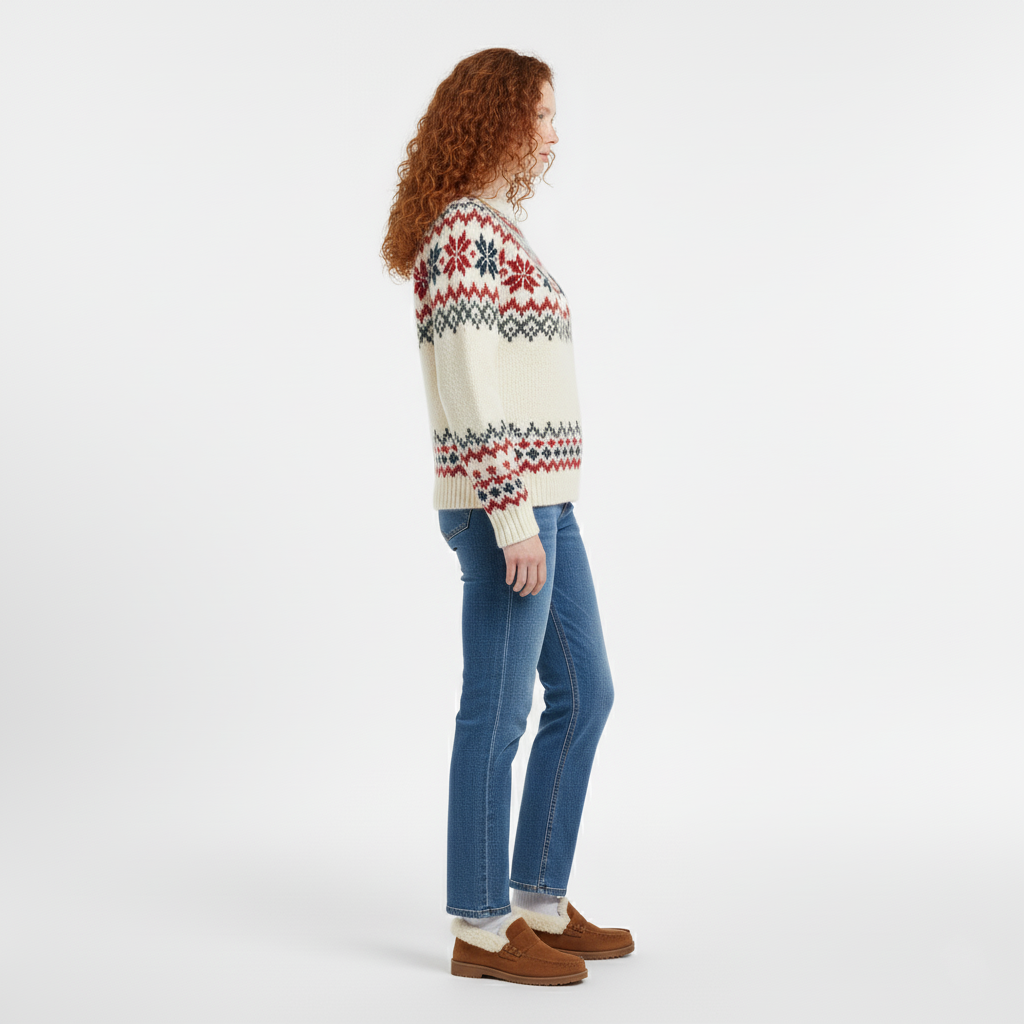 Fair Isle Knit Sweater