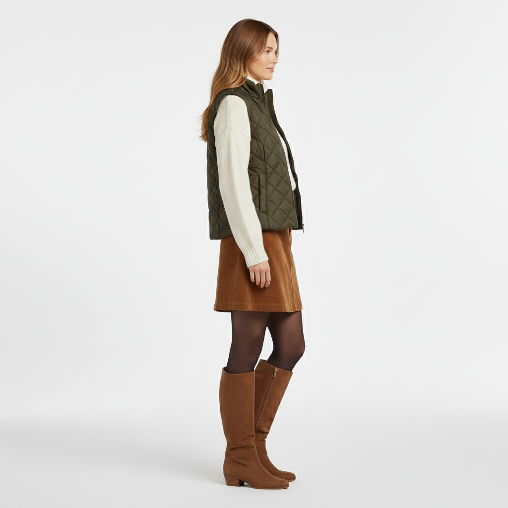 Quilted Puffer Vest