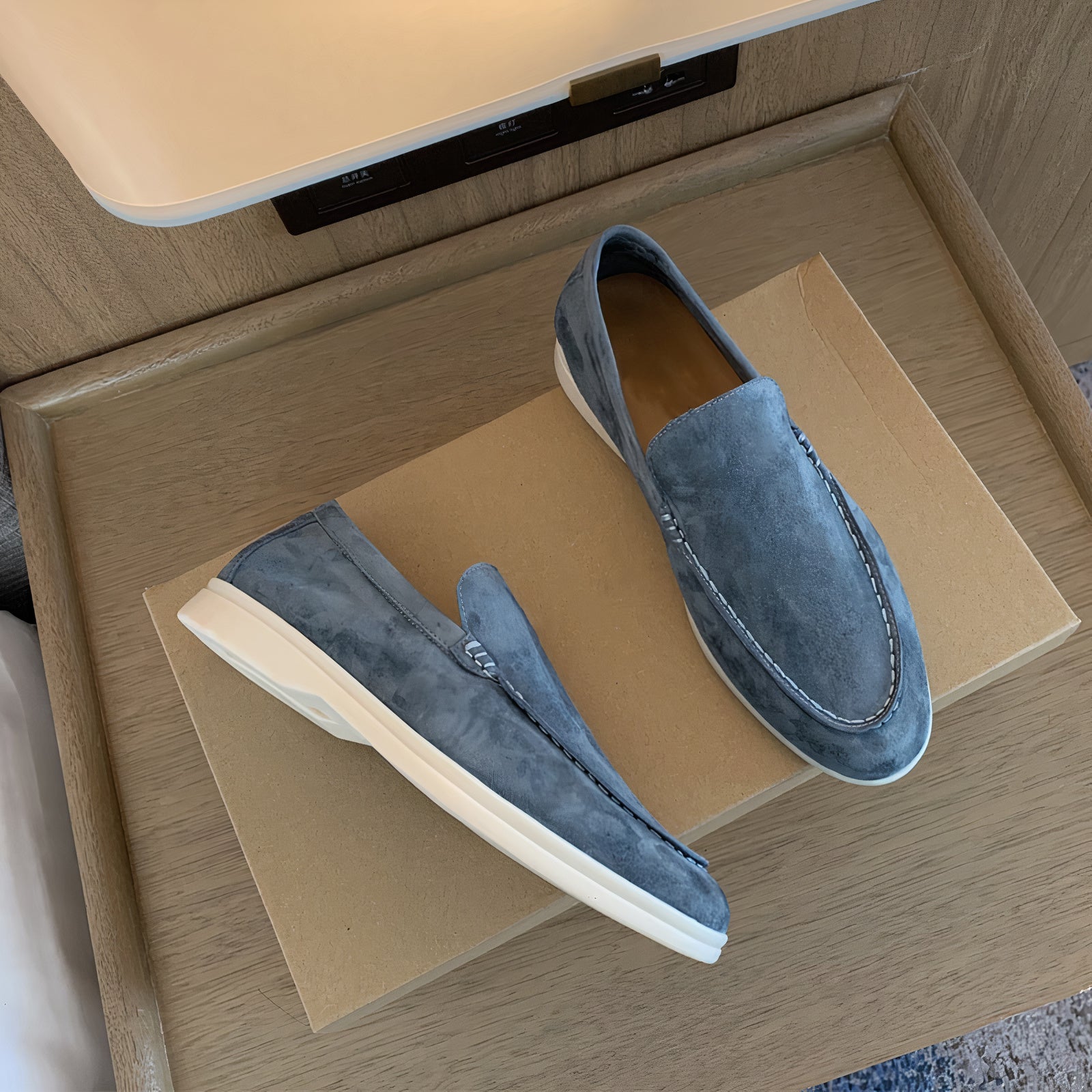 Bernel Men’s Leather Loafers – Premium Handmade Slip-On Smart Casual Comfortable Fit