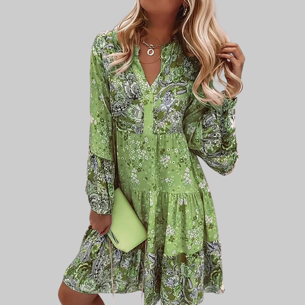 Persy Women’s Maxi Dress – Floral Boho Lightweight Flowy Elegant Fit
