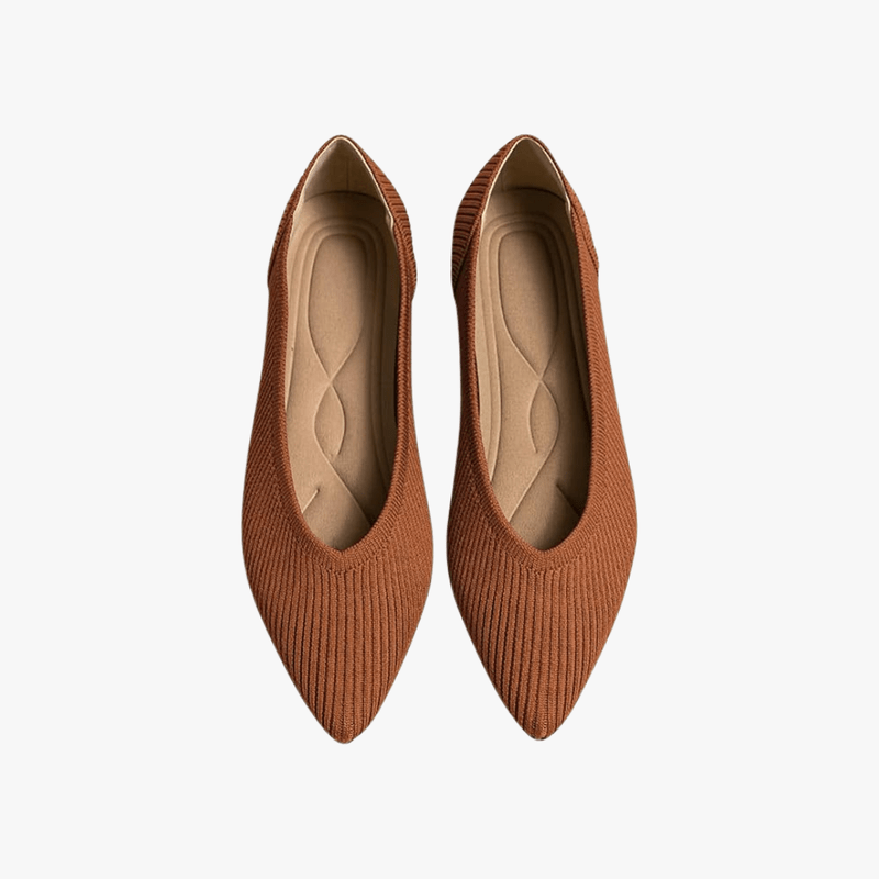 Virelle Women’s Ballet Flats – Stretch Knit Slip-On Comfortable Elegant Fit