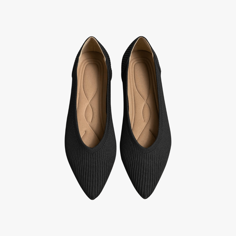 Virelle Women’s Ballet Flats – Stretch Knit Slip-On Comfortable Elegant Fit