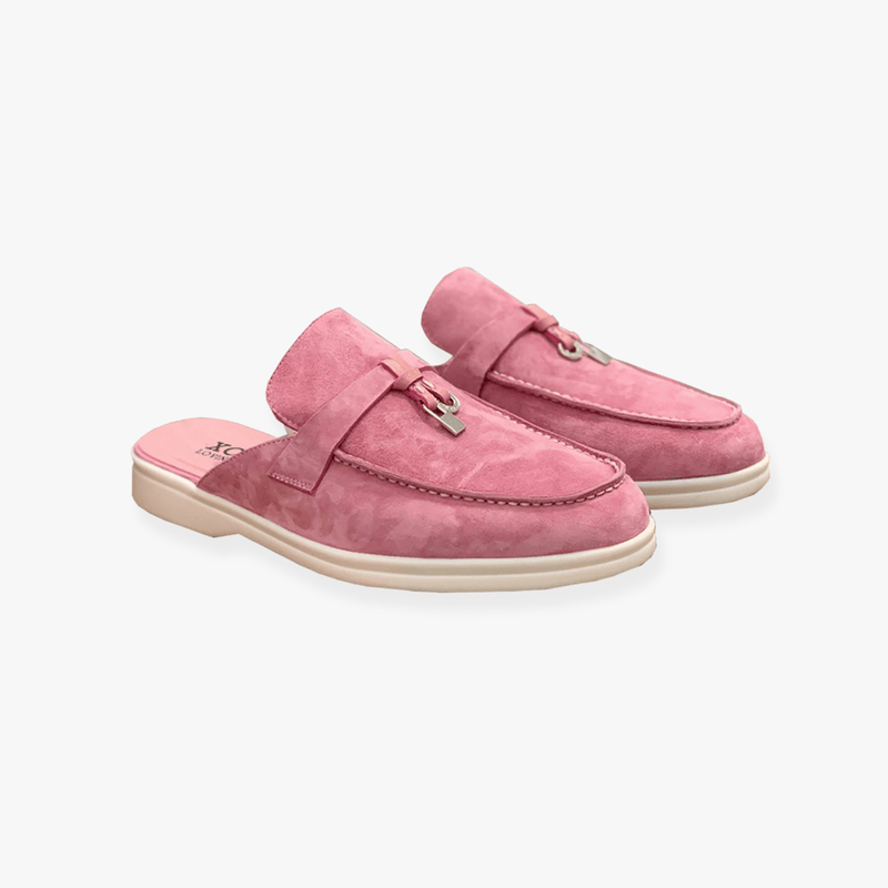 Emary Women’s Mules – Buckle Slip-On PU Leather Comfortable Casual Fit
