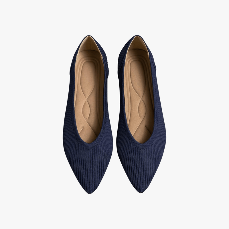 Virelle Women’s Ballet Flats – Stretch Knit Slip-On Comfortable Elegant Fit