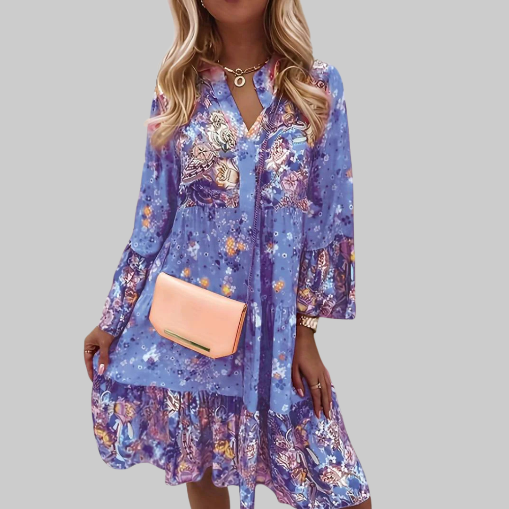 Persy Women’s Maxi Dress – Floral Boho Lightweight Flowy Elegant Fit
