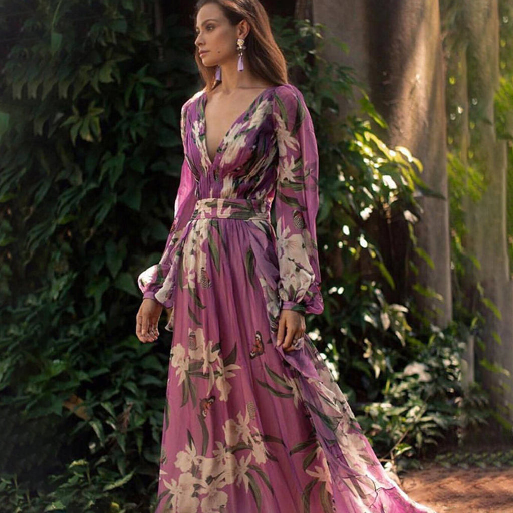 Natalia Women’s Maxi Dress – Lightweight Flowy Elegant Summer Casual Fit