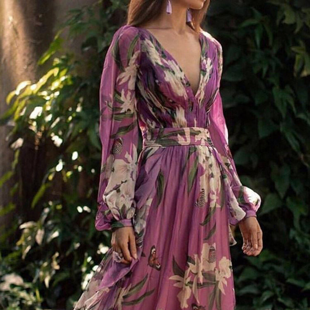 Natalia Women’s Maxi Dress – Lightweight Flowy Elegant Summer Casual Fit