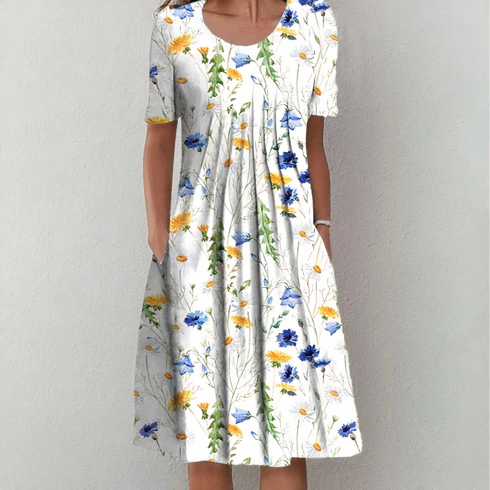 Percy Women’s Cotton Summer Dress – Breathable Lightweight Elegant Casual Fit