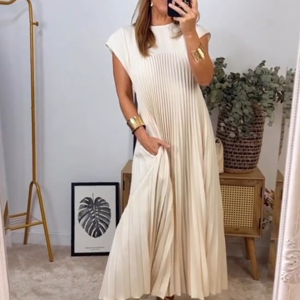Anna Women’s Maxi Dress – Lightweight Elegant Comfortable Casual Chic Fit