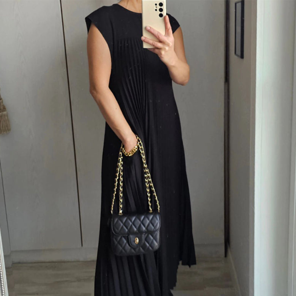 Anna Women’s Maxi Dress – Lightweight Elegant Comfortable Casual Chic Fit