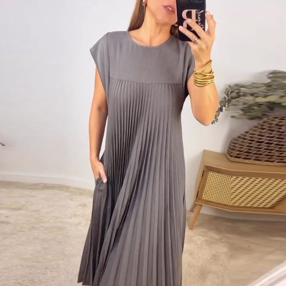 Anna Women’s Maxi Dress – Lightweight Elegant Comfortable Casual Chic Fit