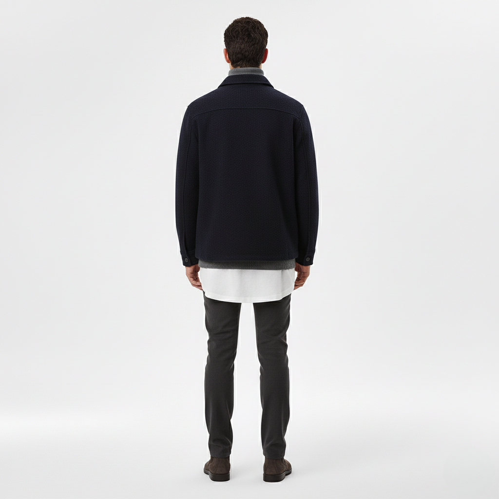 Structured Winter Overshirt Jacket