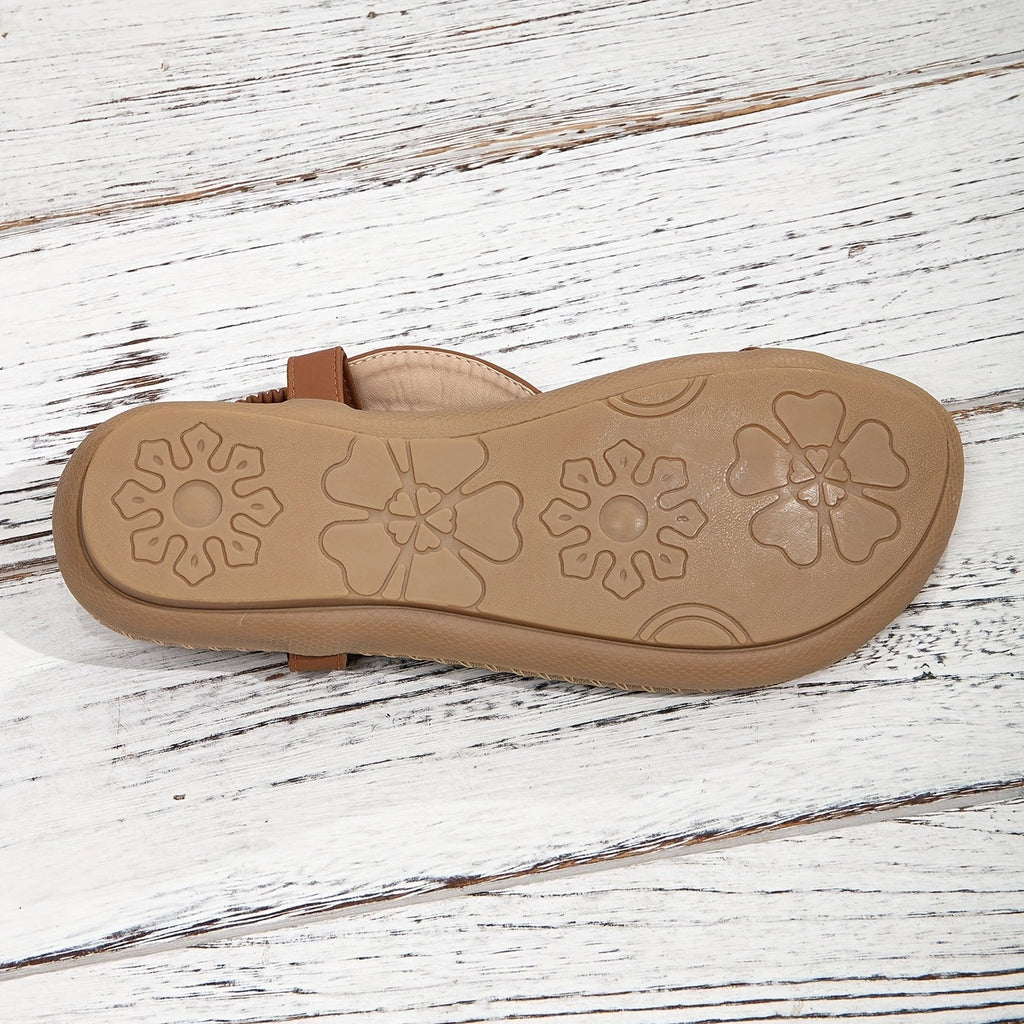 Duena Women’s Sandals – Elastic Strap Ergonomic Comfortable Elegant Fit