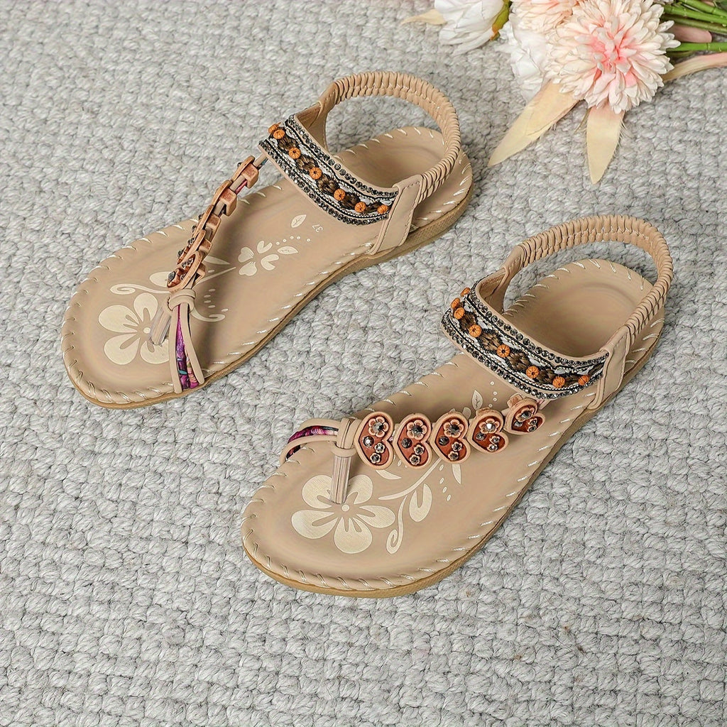 Duena Women’s Sandals – Elastic Strap Ergonomic Comfortable Elegant Fit